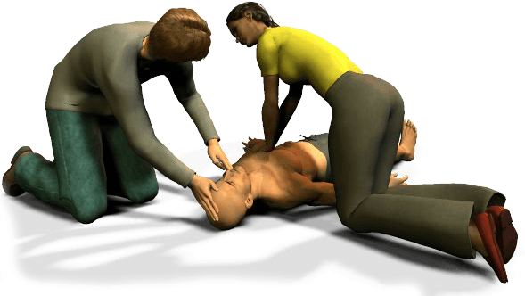 If the victim is in cardiac arrest, immediate CPR and defibrillation with in 3-5 minutes will give the best chance of survival.