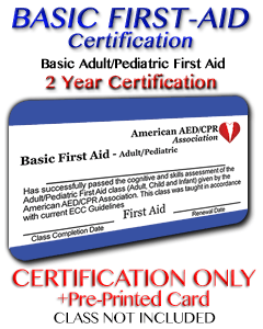 Online First Aid Certification