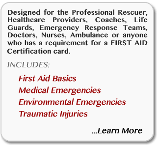 Learn more about online Basic First-Aid certification and recertification